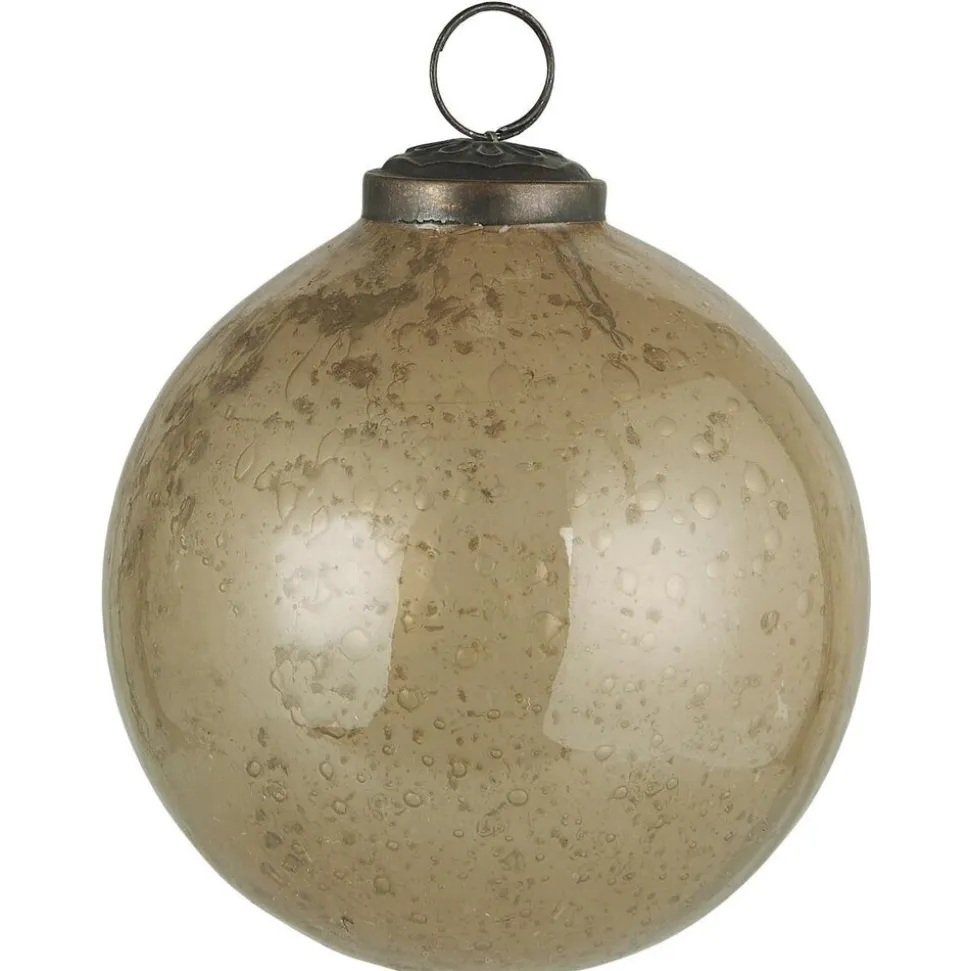 IB Laursen Weihnachtskugel Glas pebbled