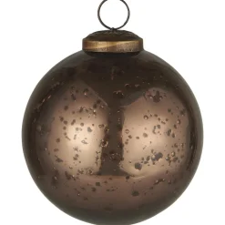 IB Laursen Weihnachtskugel Glas pebbled