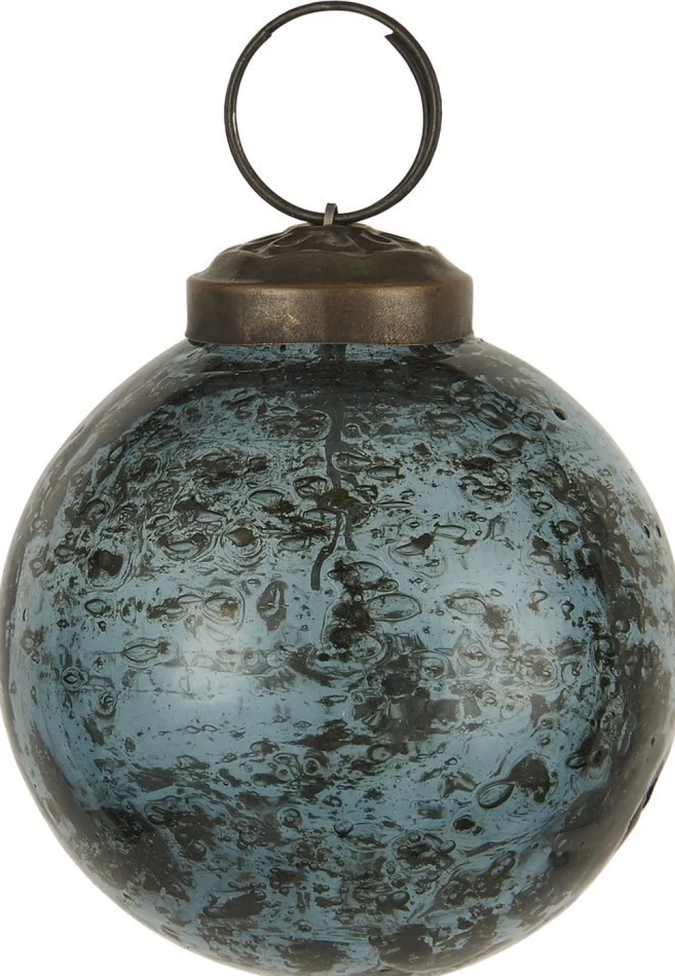IB Laursen Weihnachtskugel Glas pebbled