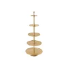 Invicta Etagere Abstract 150cm gold, 5 Ebenen