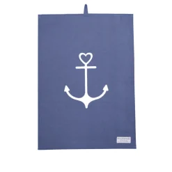 Krasilnikoff Geschirrhandtuch Anchor mit Anker Motiv