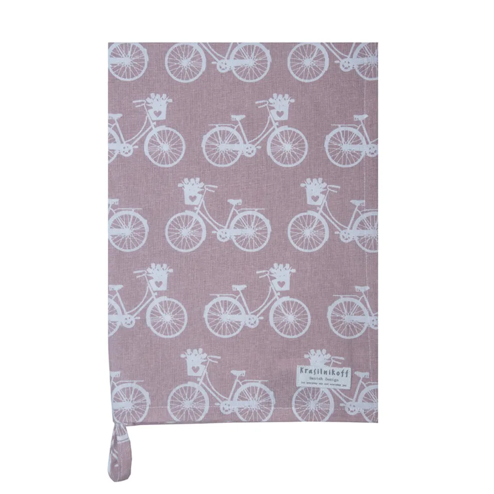 Krasilnikoff Geschirrhandtuch Bikes