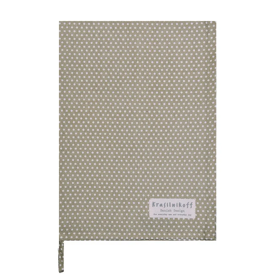 Krasilnikoff Geschirrhandtuch Micro Dots