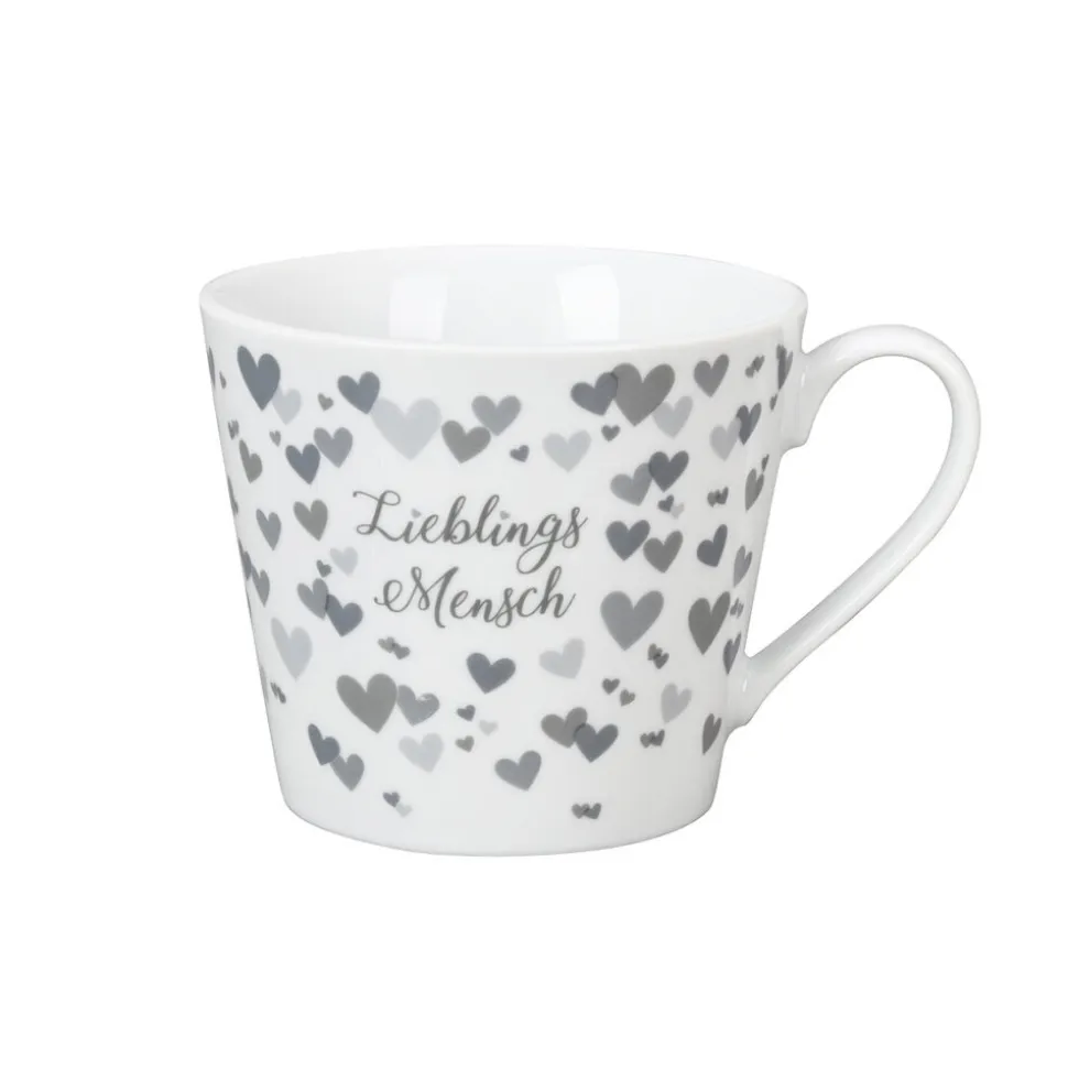 Krasilnikoff Happy Cup Lieblings Mensch, grau