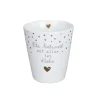 Krasilnikoff Happy Mug Becher Die Antwort auf alles ist Liebe