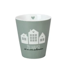 Krasilnikoff Happy Mug Becher, Zu Hause ist es am schönsten