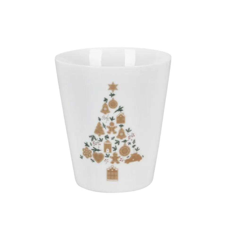 Krasilnikoff Happy Mug Becher Christmas Tree Gingerbread