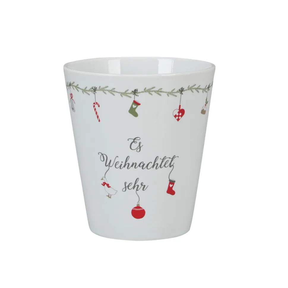 Krasilnikoff Happy Mug Becher, Es Weihnachtet sehr