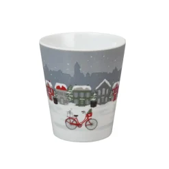 Krasilnikoff Happy Mug Becher, Riding in the city