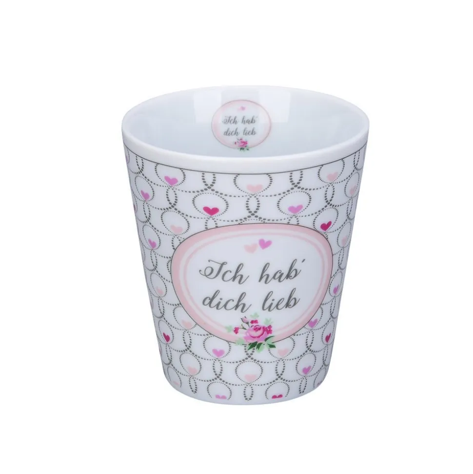Krasilnikoff Happy Mug Ich hab' dich lieb