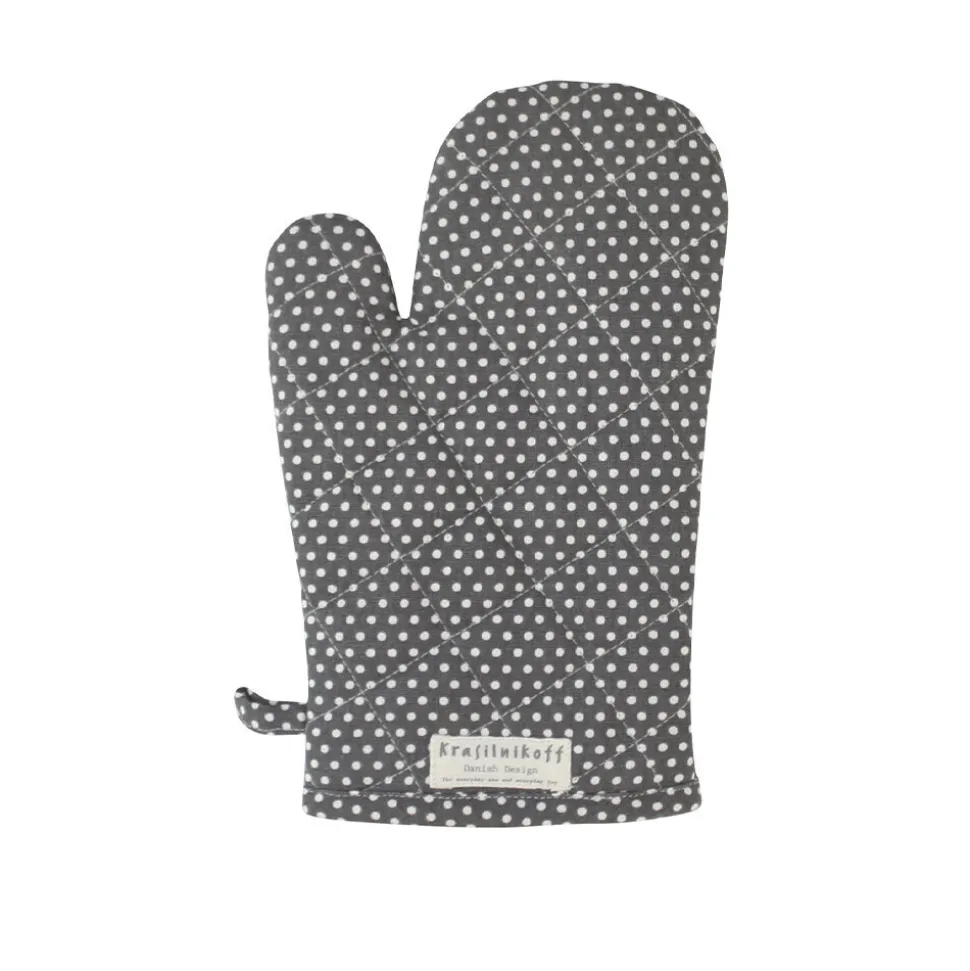 Krasilnikoff Ofenhandschuh Micro Dots