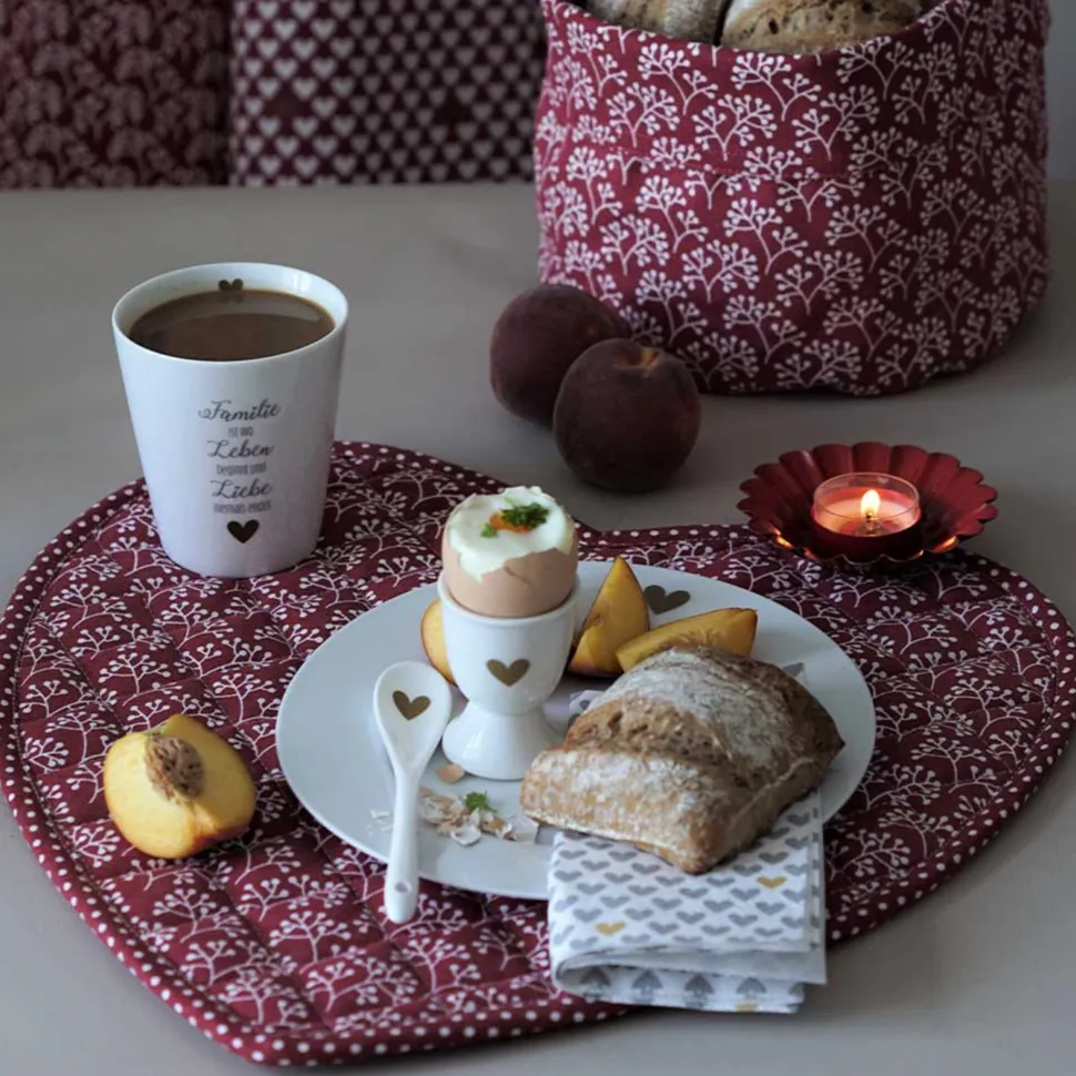 Krasilnikoff Platzmatte, Tischset Berries and Dots, wendbar