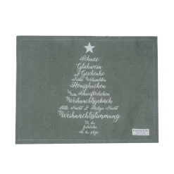 Krasilnikoff Platzmatte, Tischset Christmas Words