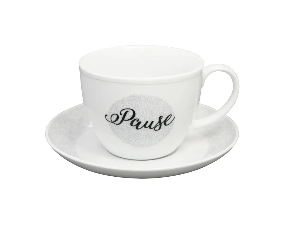Krasilnikoff Tasse mit Untertasse Stardust Pause