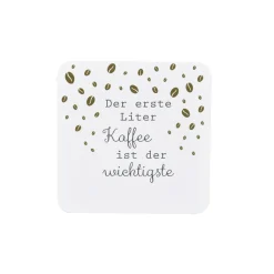 Krasilnikoff Untersetzer, Der erste Liter Kaffee
