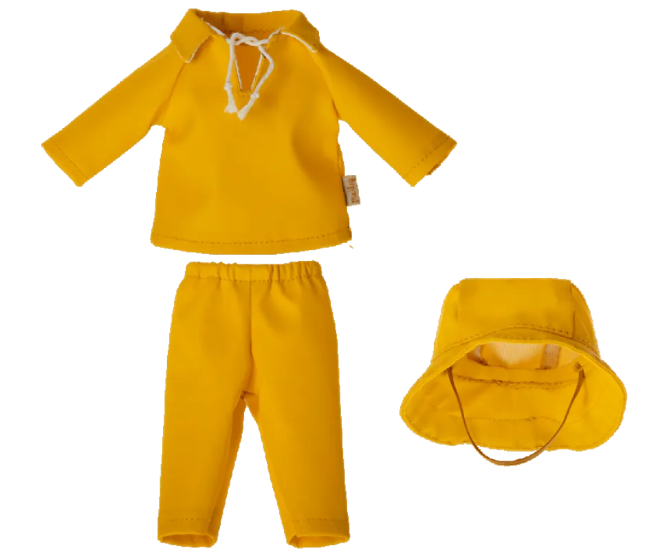Maileg Regenbekleidung mit Hut Teddy Papa