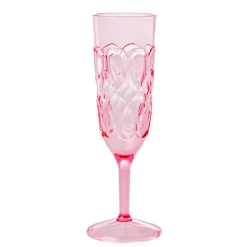 RICE Acryl Champagner Glass