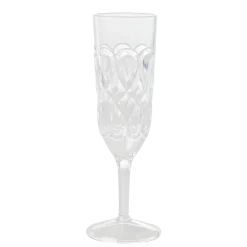 RICE Acryl Champagner Glass