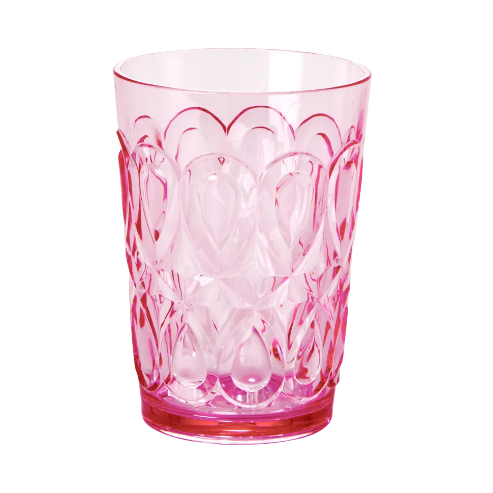 RICE Acryl Trinkglas Swirl