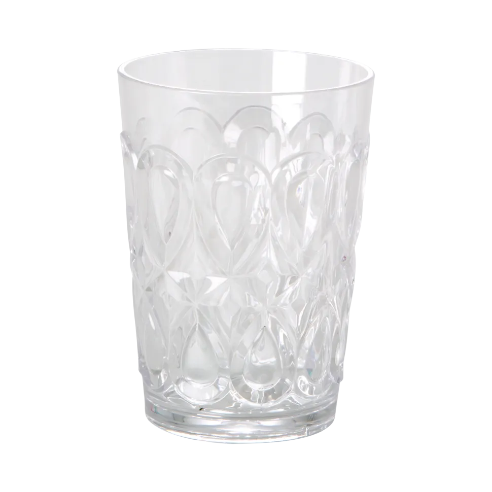 RICE Acryl Trinkglas Swirl
