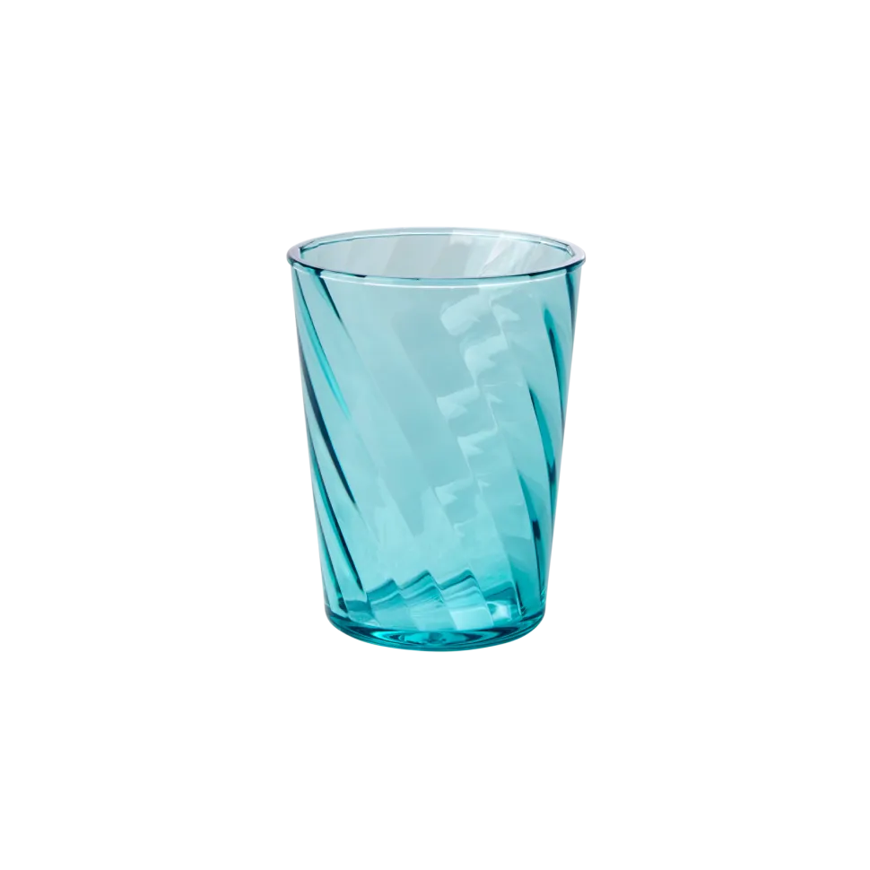 RICE Acryl Trinkglas Swirl