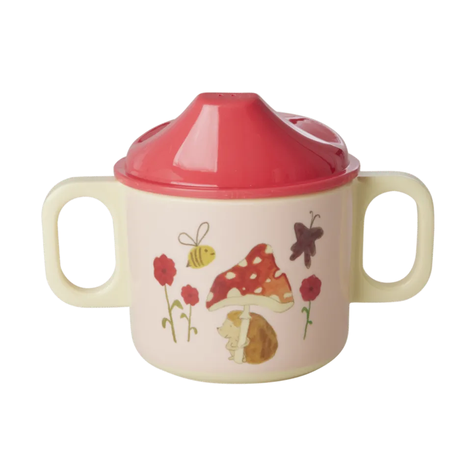RICE Babybecher Happy Forest mit 2 Griffen