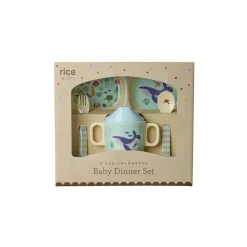 RICE Baby-Geschirrset Fun Fair Geschenkbox