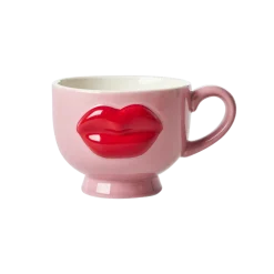 RICE Keramik Becher Lips