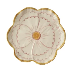 RICE Keramik Beilagenteller Blume