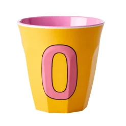 RICE Melamin Becher Buchstaben