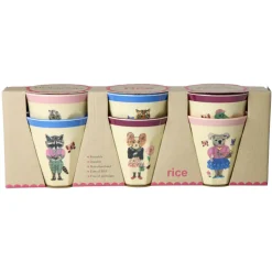 RICE Melamin Becher Medium Nathalie Lété 6er Pack