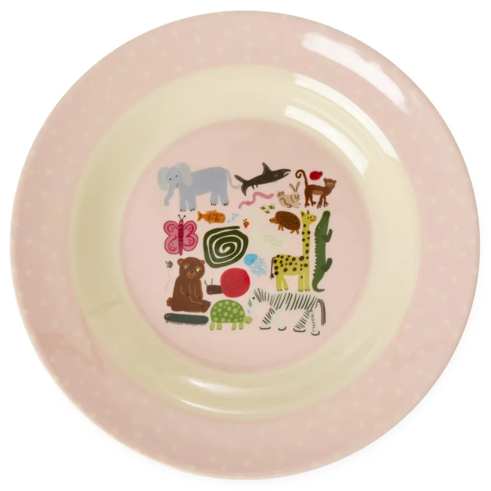 RICE Melamine Kinderschüssel Wildlife Print