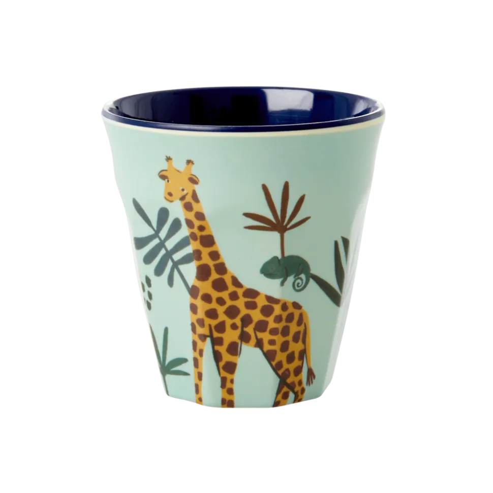 RICE Melamin Kinderbecher Jungle Animals
