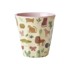RICE Melamin Kinderbecher Sweet Jungle Print