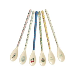 RICE Melamin Lattelöffel Show Your True Colors 6er-Set