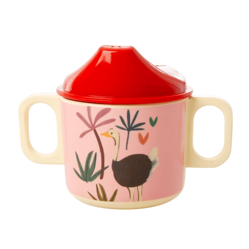 RICE Melamin Schnabelbecher Jungle Animals