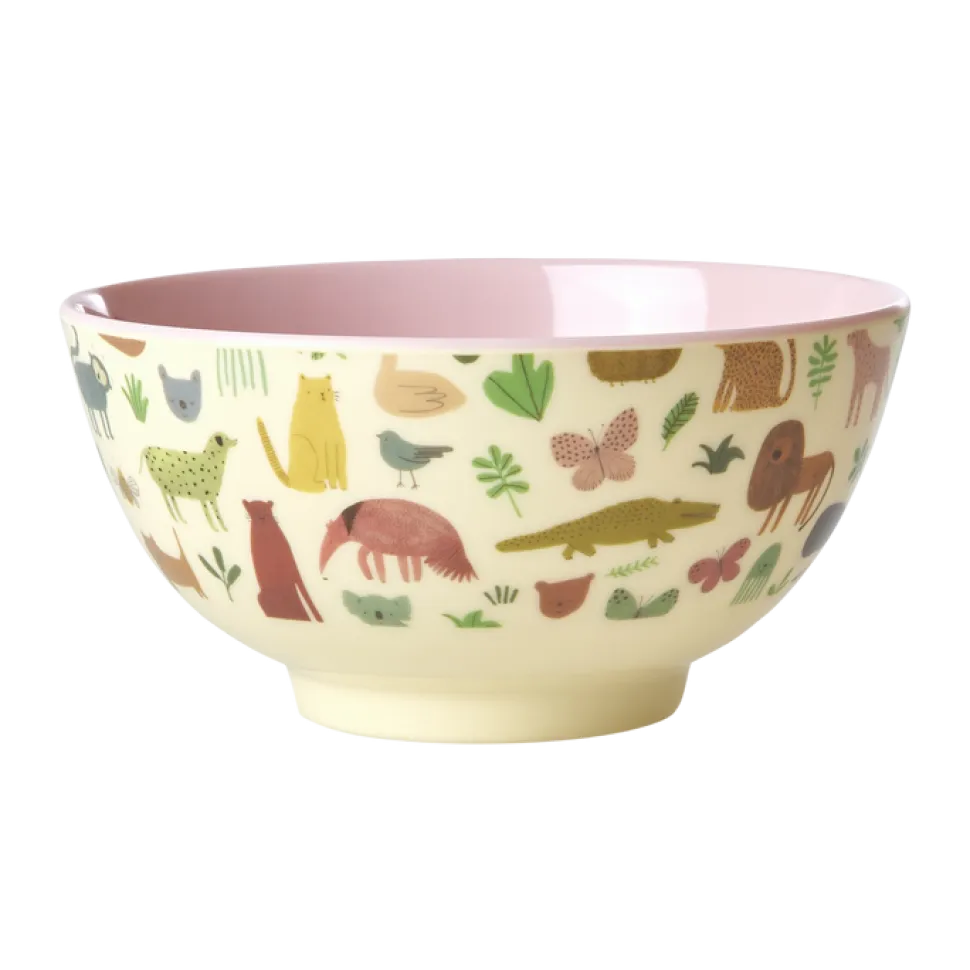 RICE Melamin Schüssel Sweet Jungle Print
