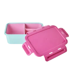 RICE Plastik Lunchbox mit 3 Fächern