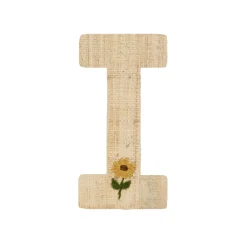 RICE Raffia Buchstaben Sticker