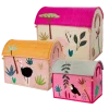 RICE Spielzeug Aufbewahrungskörbe Jungle Animals