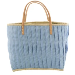RICE Tasche aus Bast mit Henkel