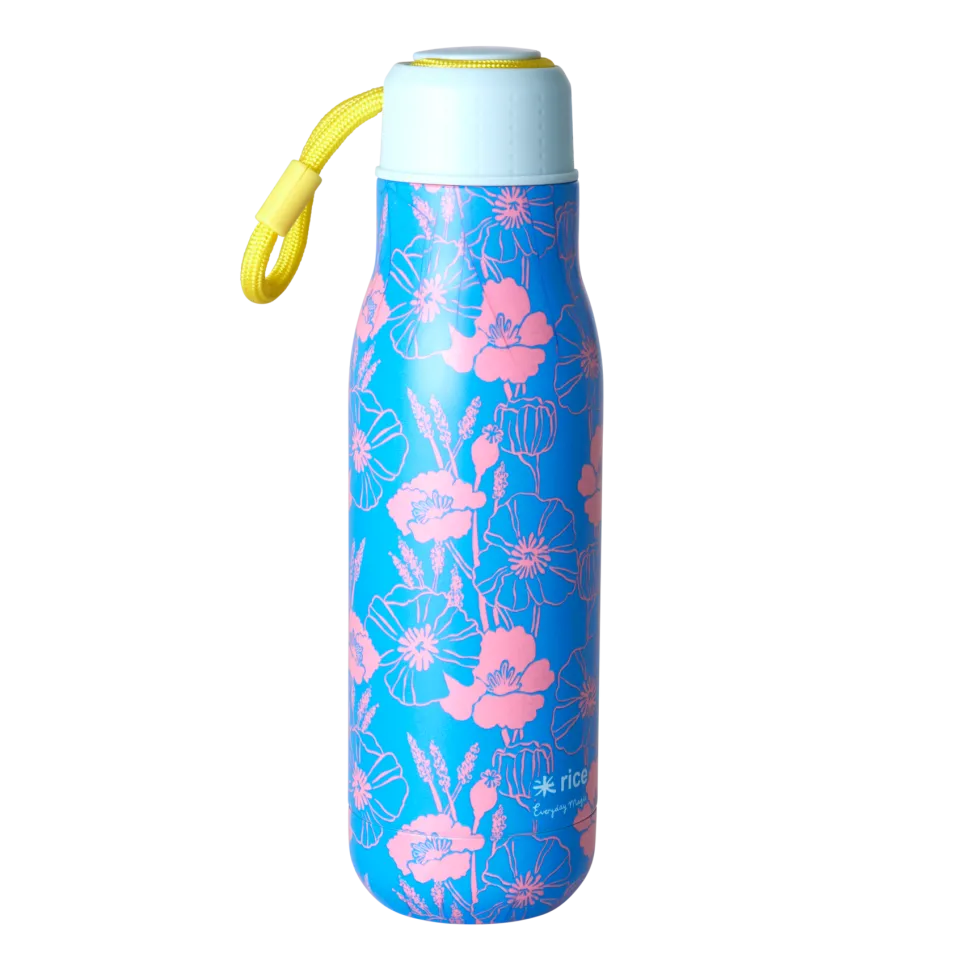 RICE Thermosflasche Poppie Love Print