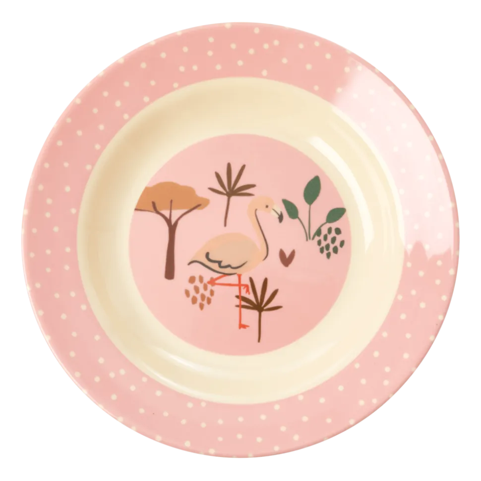 RICE Tiefer Kinderteller Jungle Animals