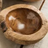 skandeko Naturgewachsene Teakschale
